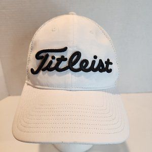 EUC Titleist  Barnsley Golf Resort  Georgia Mesh Snap Back Gold  Cap Hat LOGO